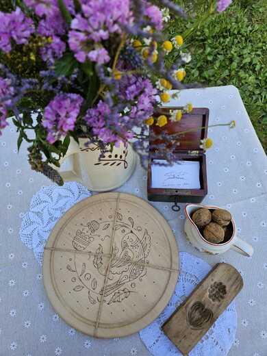 Servírovací prkénko BIRD, buk, 25cm